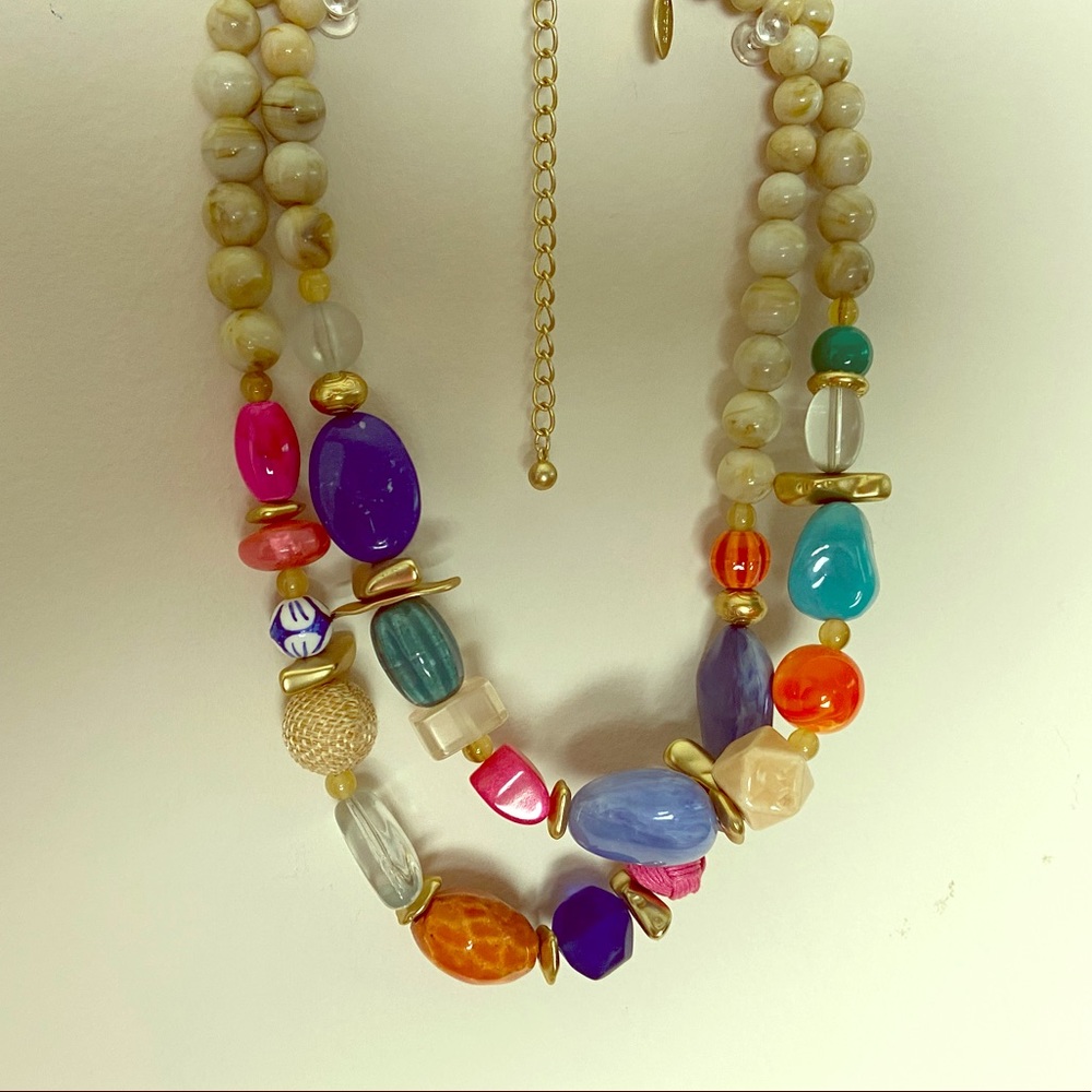 Chico’s multicolor bead necklace